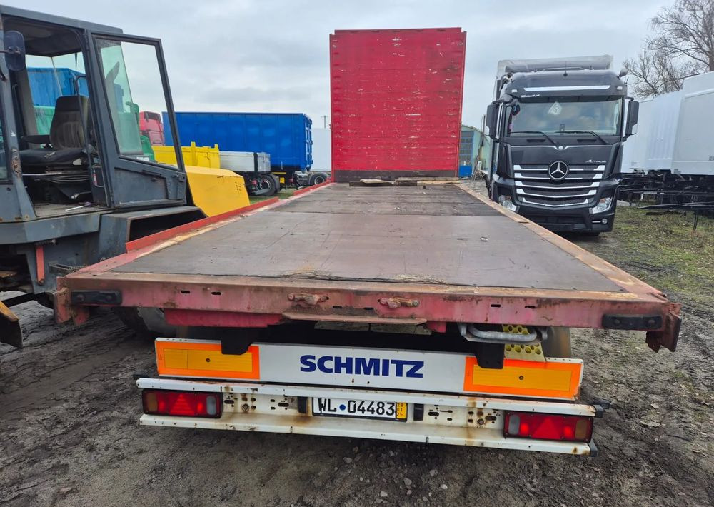 Schmitz Cargobull Przyczepa platforma Schmitz Krone - Platforminė/ Bortinė priekaba: foto 1 Schmitz Cargobull Przyczepa platforma Schmitz Krone - Platforminė/ Bortinė priekaba: foto 1