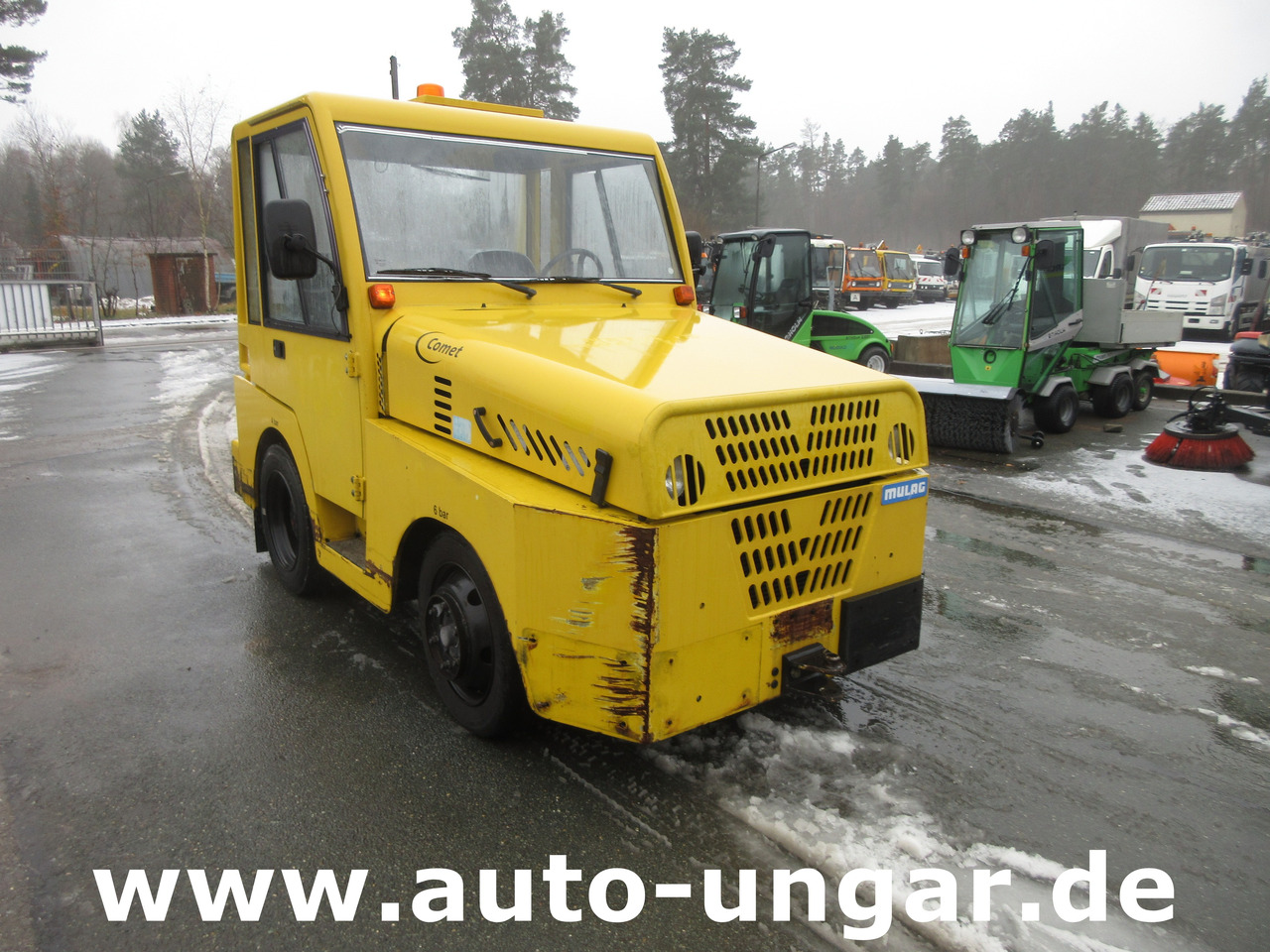 MULAG Comet 6D Diesel Schlepper Push-Back GSE Gepäckwagen - Bagažo vilkikas: foto 1 MULAG Comet 6D Diesel Schlepper Push-Back GSE Gepäckwagen - Bagažo vilkikas: foto 1