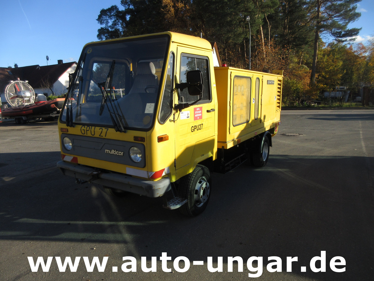 MULTICAR M26 Lechmotoren GPU Ground Power Unit - used GSE - 28V DC & 115V 400Hz - Orlaivio GPU: foto 2 MULTICAR M26 Lechmotoren GPU Ground Power Unit - used GSE - 28V DC & 115V 400Hz - Orlaivio GPU: foto 2