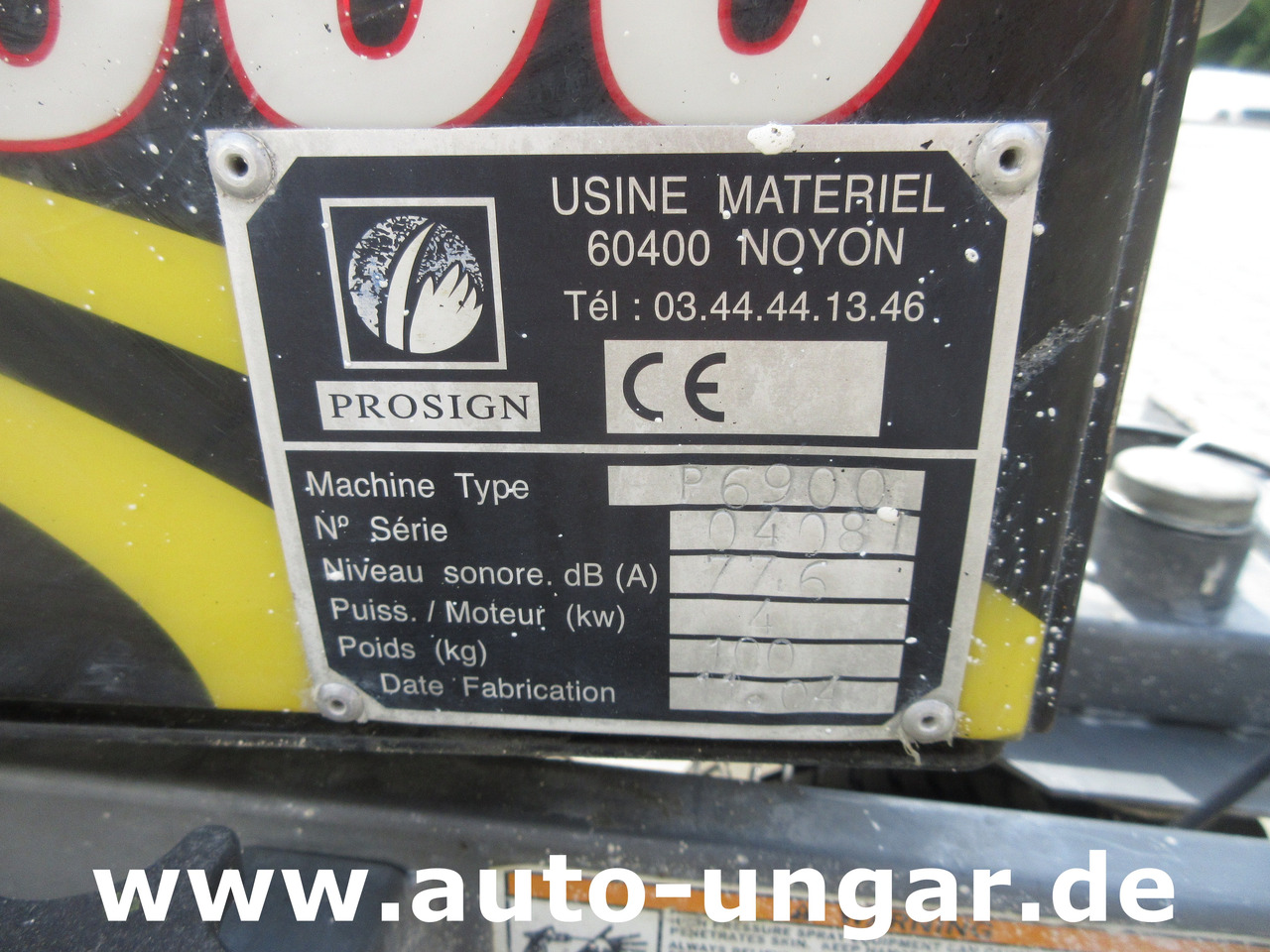 ProSign Speeflo Powrliner 6900 Graco 200HS Roadmarking Machine Airless Markiermaschine - Statybinė technika: foto 5 ProSign Speeflo Powrliner 6900 Graco 200HS Roadmarking Machine Airless Markiermaschine - Statybinė technika: foto 5