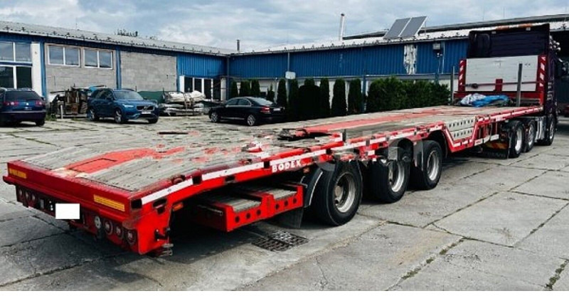 Bodex 53t/40t/28m teleskop ADR no ramp - Žemo profilio platforma puspriekabė: foto 5 Bodex 53t/40t/28m teleskop ADR no ramp - Žemo profilio platforma puspriekabė: foto 5