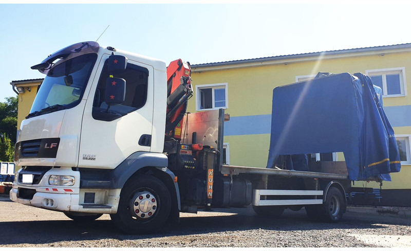 DAF LF55.220 - Tentinis sunkvežimis, Sunkvežimis su kranu: foto 1 DAF LF55.220 - Tentinis sunkvežimis, Sunkvežimis su kranu: foto 1