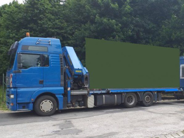 MAN 6x2 TGA 480 BDF +1m +16m crane - Platforminis/ Bortinis sunkvežimis, Sunkvežimis su kranu: foto 5 MAN 6x2 TGA 480 BDF +1m +16m crane - Platforminis/ Bortinis sunkvežimis, Sunkvežimis su kranu: foto 5