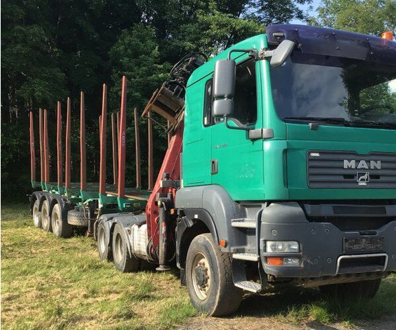 MAN TGA 33.480 - Miškovežis, Sunkvežimis su kranu: foto 1 MAN TGA 33.480 - Miškovežis, Sunkvežimis su kranu: foto 1