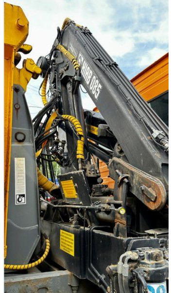 Hook-lift sunkvežimis, Sunkvežimis su kranu Mercedes-Benz Atego 1823 +HIAB: foto 7