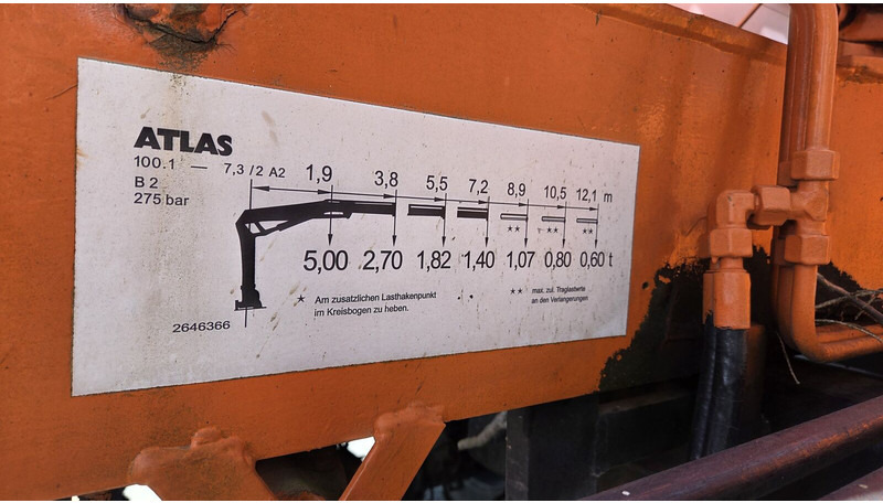 Mercedes-Benz UNIMOG 427.11 +12m! - Savivartis sunkvežimis, Sunkvežimis su kranu: foto 5 Mercedes-Benz UNIMOG 427.11 +12m! - Savivartis sunkvežimis, Sunkvežimis su kranu: foto 5