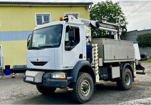 Renault 4x4 Midlum 220 +16m - Autobokštelio: foto 1 Renault 4x4 Midlum 220 +16m - Autobokštelio: foto 1