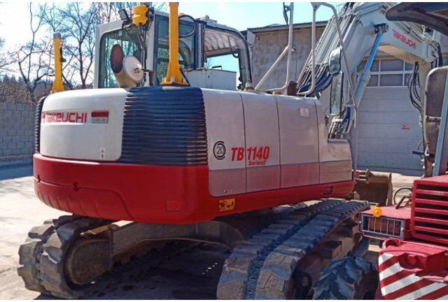 Takeuchi TB 1140 - Vikšrinis ekskavatorius: foto 4 Takeuchi TB 1140 - Vikšrinis ekskavatorius: foto 4