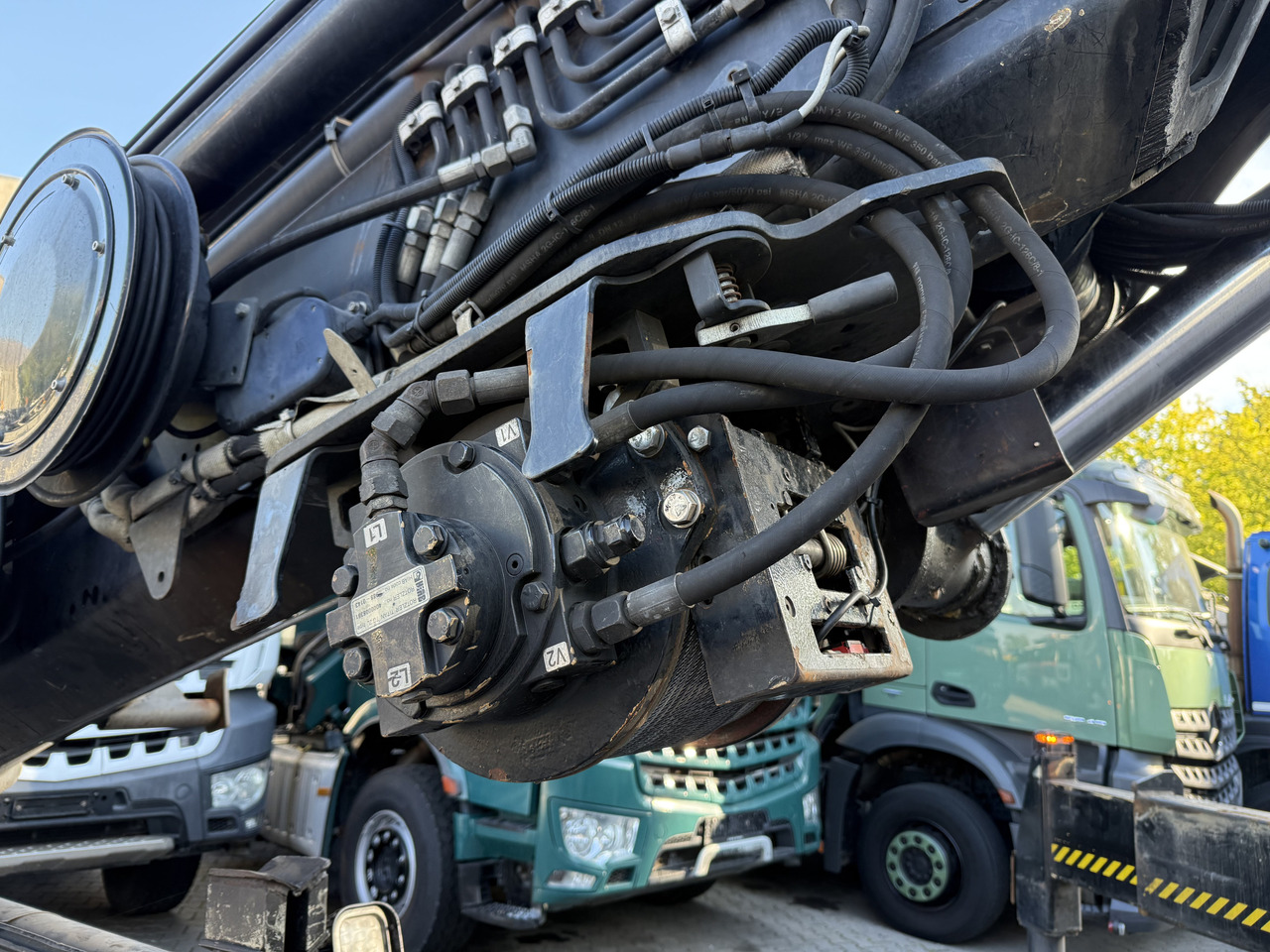 MAN TGX 26.480 6X2 Hiab 422 + Jib + Winde - Platforminis/ Bortinis sunkvežimis, Sunkvežimis su kranu: foto 5 MAN TGX 26.480 6X2 Hiab 422 + Jib + Winde - Platforminis/ Bortinis sunkvežimis, Sunkvežimis su kranu: foto 5