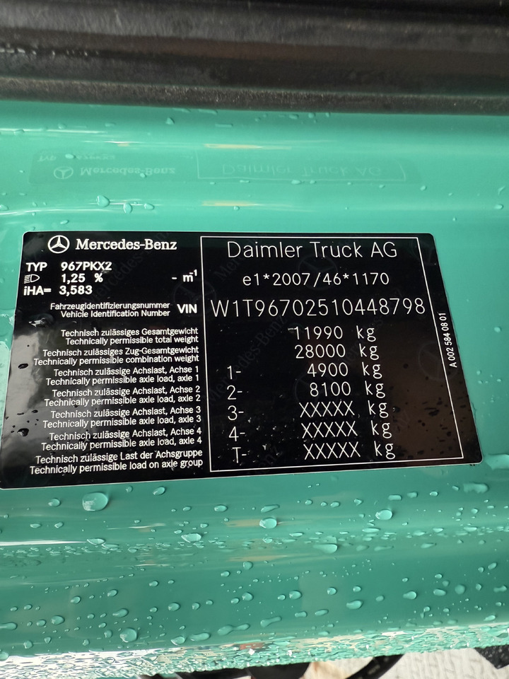 Mercedes-Benz Atego 1227 Kran MKG 96 - Platforminis/ Bortinis sunkvežimis, Sunkvežimis su kranu: foto 5 Mercedes-Benz Atego 1227 Kran MKG 96 - Platforminis/ Bortinis sunkvežimis, Sunkvežimis su kranu: foto 5