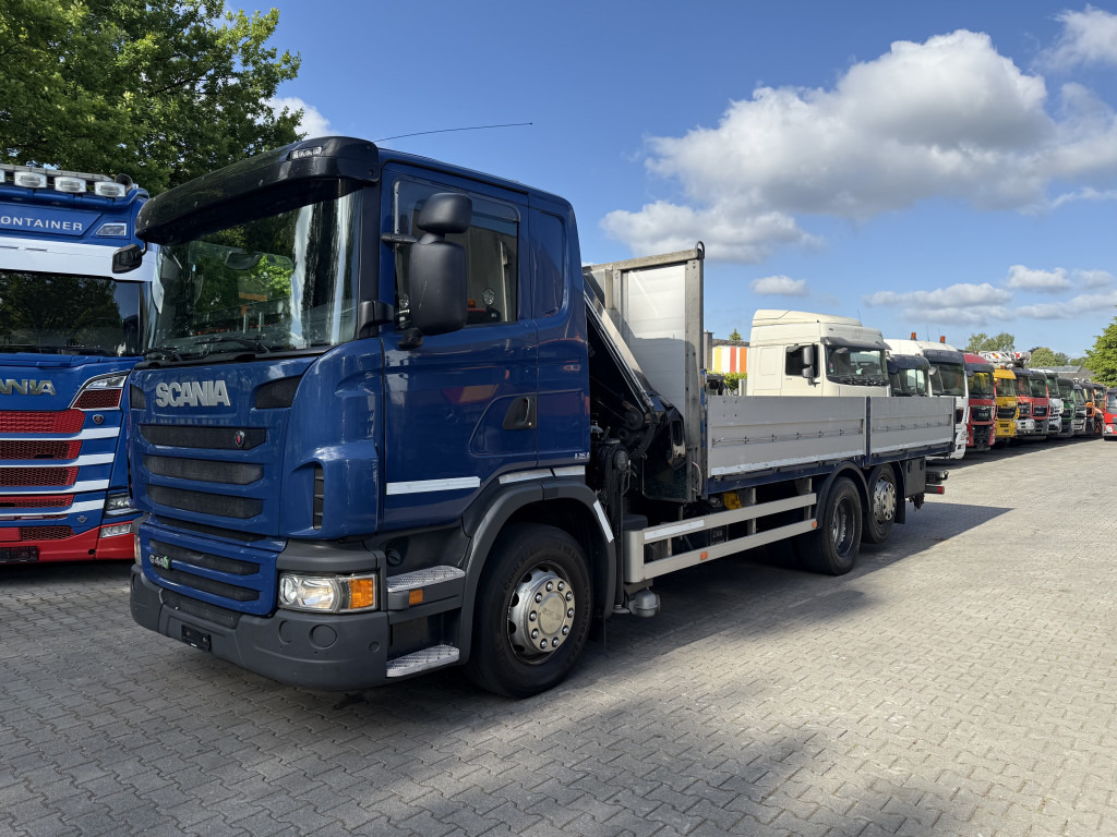 Scania G440 6X2*4 HIAB 166 bis 16.50 Meter - Platforminis/ Bortinis sunkvežimis, Sunkvežimis su kranu: foto 1 Scania G440 6X2*4 HIAB 166 bis 16.50 Meter - Platforminis/ Bortinis sunkvežimis, Sunkvežimis su kranu: foto 1
