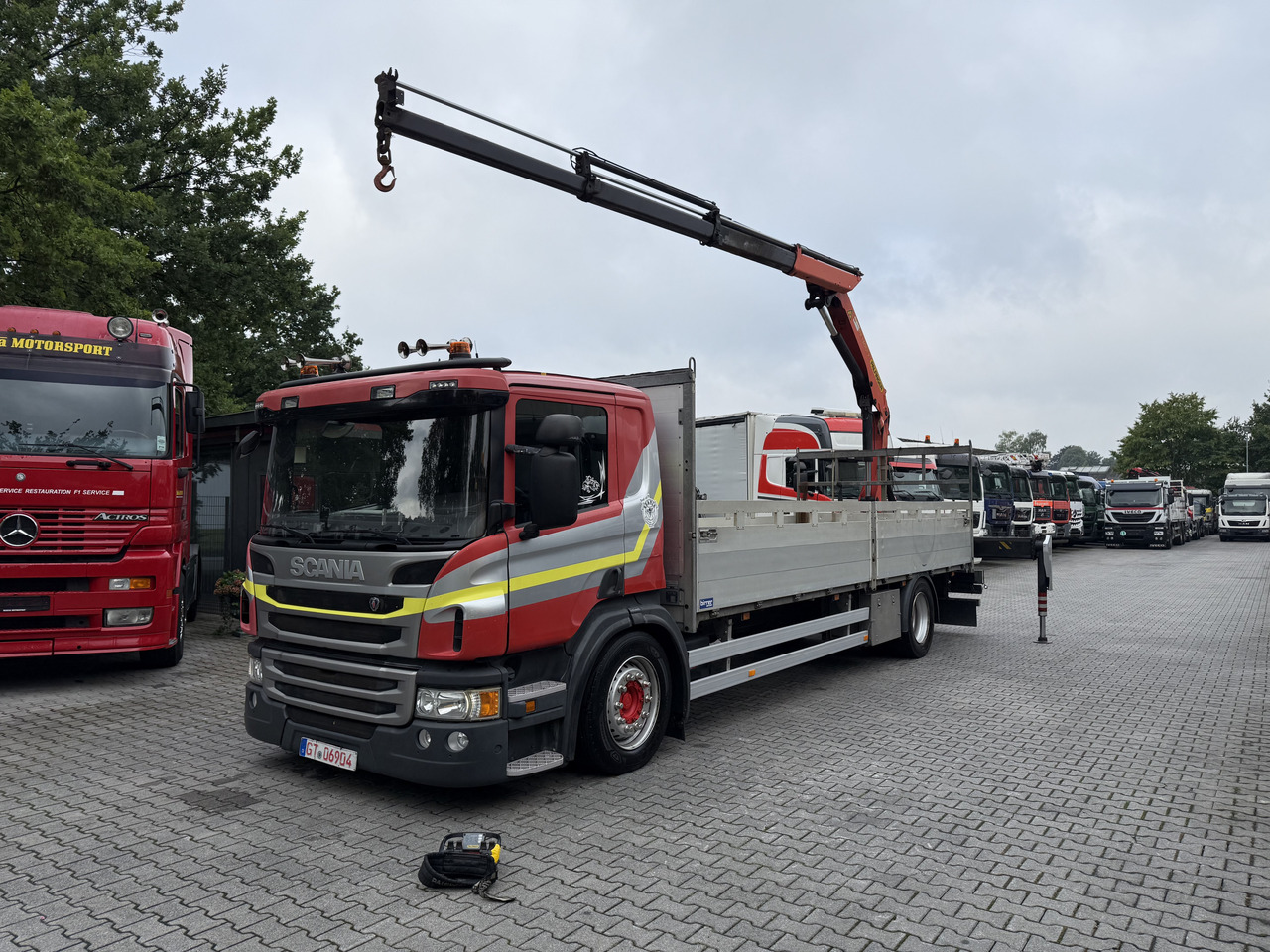 Scania P410 4X2 Palfinger PK 13001 - Sunkvežimis su kranu: foto 1 Scania P410 4X2 Palfinger PK 13001 - Sunkvežimis su kranu: foto 1