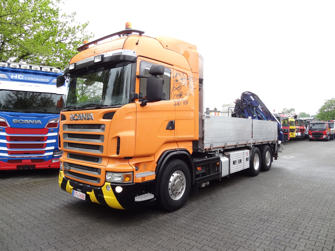 Scania R480 6X2*4 Kran Atlas 240 bis 20 Meter - Platforminis/ Bortinis sunkvežimis, Sunkvežimis su kranu: foto 1 Scania R480 6X2*4 Kran Atlas 240 bis 20 Meter - Platforminis/ Bortinis sunkvežimis, Sunkvežimis su kranu: foto 1