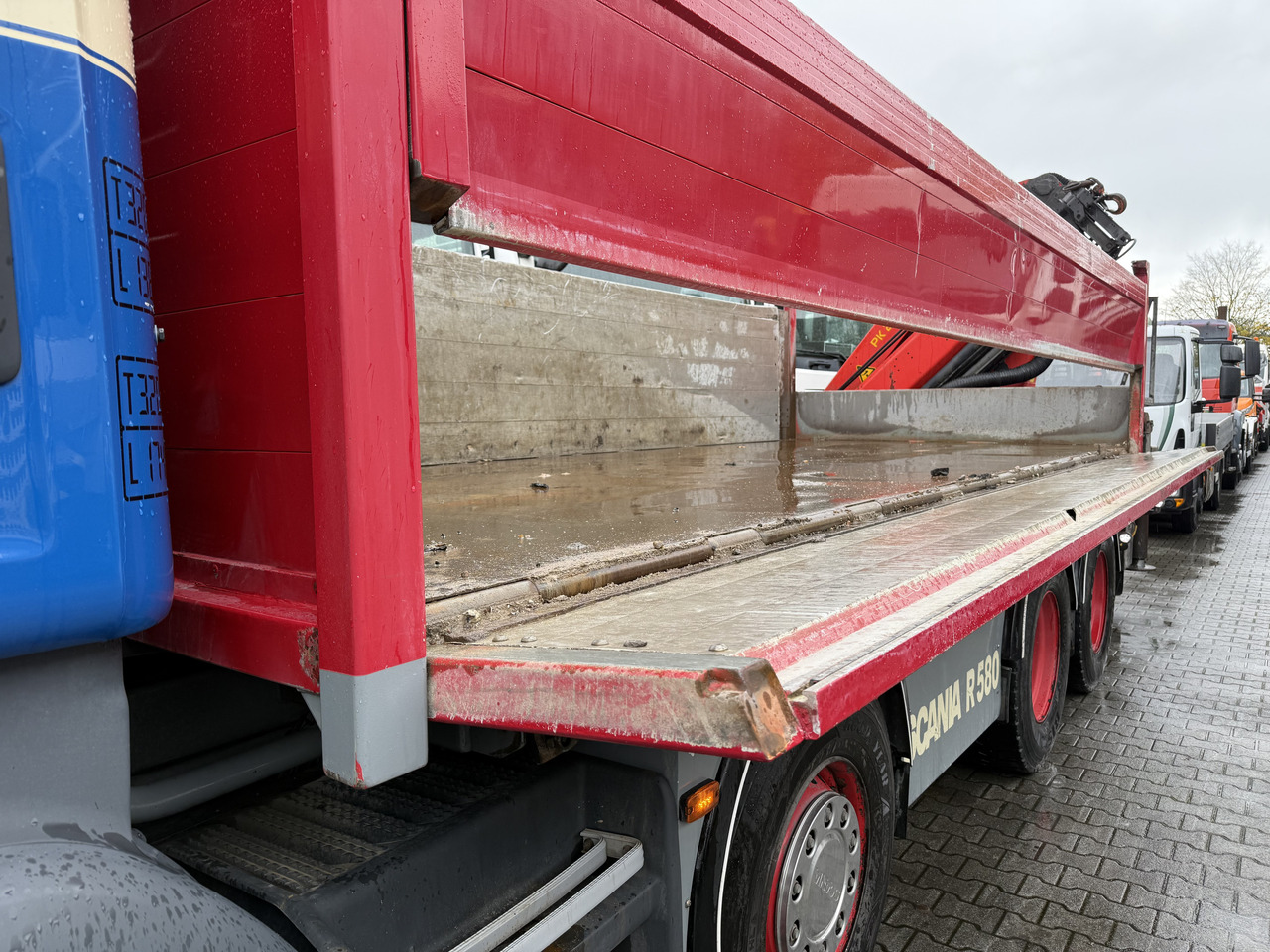 Scania R580 V8 8X4 Kipper Kran Palfinger 22002 - Sunkvežimis su kranu, Savivartis sunkvežimis: foto 5 Scania R580 V8 8X4 Kipper Kran Palfinger 22002 - Sunkvežimis su kranu, Savivartis sunkvežimis: foto 5