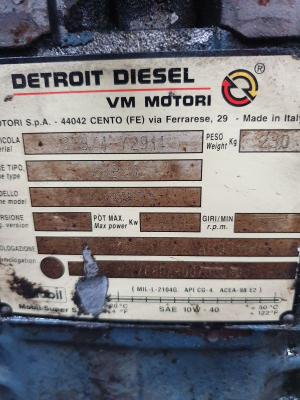 Detroit Diesel 64B/4 - Variklis - Statybinė technika: foto 1 Detroit Diesel 64B/4 - Variklis - Statybinė technika: foto 1