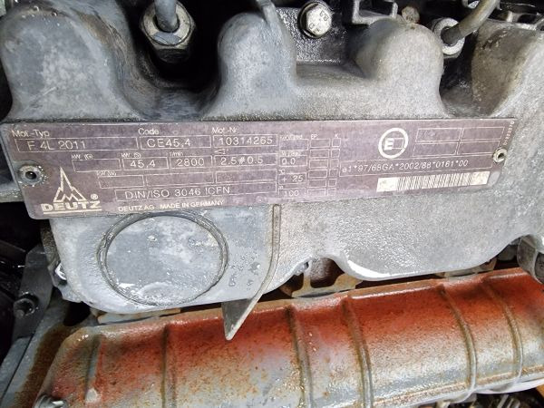 Deutz F4L2011 Engine (Plant) - Variklis - Statybinė technika: foto 2 Deutz F4L2011 Engine (Plant) - Variklis - Statybinė technika: foto 2
