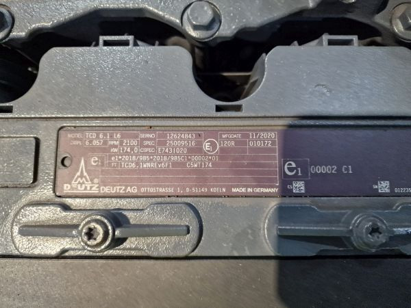 Deutz TCD6.1 L6 Engine Fully Reconditioned (Industrial) - Variklis - Pramoninė įranga: foto 2 Deutz TCD6.1 L6 Engine Fully Reconditioned (Industrial) - Variklis - Pramoninė įranga: foto 2