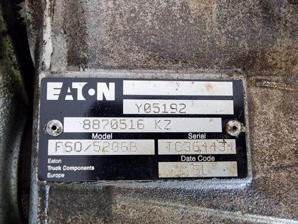 Eaton FS0/5206B V Y05192 Iveco Spec Gearbox - Pavarų dėžė: foto 2 Eaton FS0/5206B V Y05192 Iveco Spec Gearbox - Pavarų dėžė: foto 2
