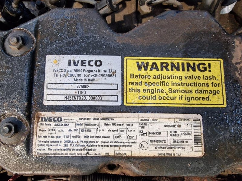 Iveco/Cummins F4HE9484A*J N45ENTX20 Engine (Industrial) - Variklis - Pramoninė įranga: foto 2 Iveco/Cummins F4HE9484A*J N45ENTX20 Engine (Industrial) - Variklis - Pramoninė įranga: foto 2