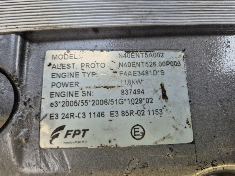 Iveco FPT N40ENT5A002 / F4AE3481D*S Engine (Plant) - Variklis - Statybinė technika: foto 3 Iveco FPT N40ENT5A002 / F4AE3481D*S Engine (Plant) - Variklis - Statybinė technika: foto 3