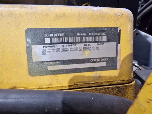 John Deere 6125AF001 Engine (Industrial) - Variklis - Pramoninė įranga: foto 2 John Deere 6125AF001 Engine (Industrial) - Variklis - Pramoninė įranga: foto 2