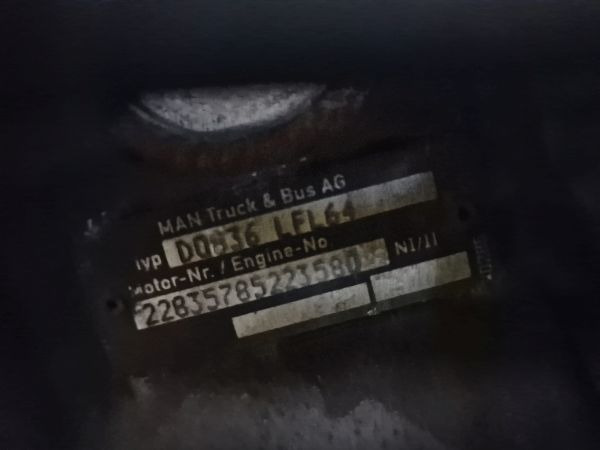 MAN D0836 LFL64 Engine (Truck) - Variklis - Sunkvežimis: foto 2 MAN D0836 LFL64 Engine (Truck) - Variklis - Sunkvežimis: foto 2