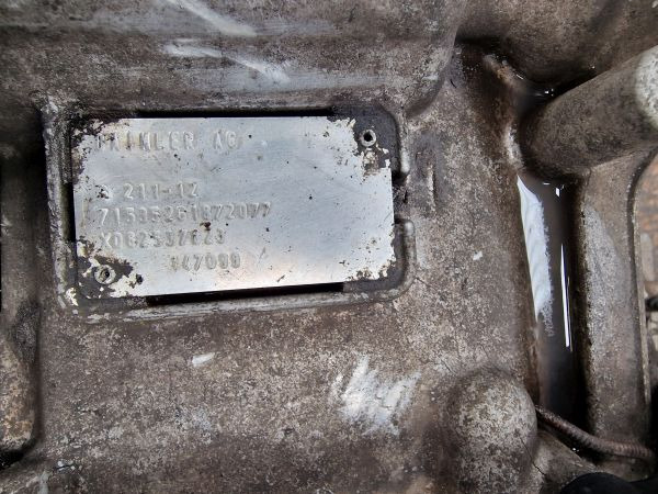 Mercedes Benz G211-12 Gearbox - Pavarų dėžė: foto 2 Mercedes Benz G211-12 Gearbox - Pavarų dėžė: foto 2