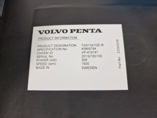 New Volvo TAD1341GE-B Engine (Industrial) & Radiator Assembly - Variklis - Pramoninė įranga: foto 3 New Volvo TAD1341GE-B Engine (Industrial) & Radiator Assembly - Variklis - Pramoninė įranga: foto 3