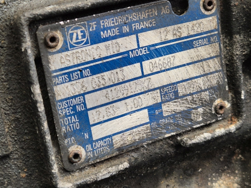 ZF Astronic 12AS1420TD Gearbox - Pavarų dėžė: foto 2 ZF Astronic 12AS1420TD Gearbox - Pavarų dėžė: foto 2