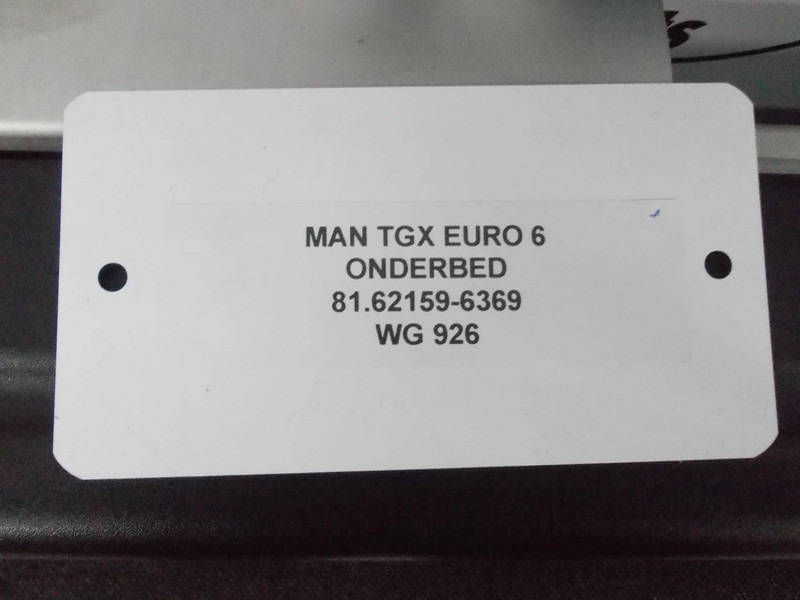 Kabina ir interjeras - Sunkvežimis MAN TGX 81.62159-6369 ONDER BED EURO 6: foto 6