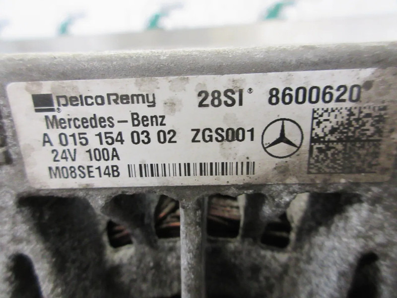 Mercedes-Benz A 015 154 03 02 DYNAMO MERCEDES BENZ 1833 MP4 EURO 6 - Generatorius - Sunkvežimis: foto 5 Mercedes-Benz A 015 154 03 02 DYNAMO MERCEDES BENZ 1833 MP4 EURO 6 - Generatorius - Sunkvežimis: foto 5