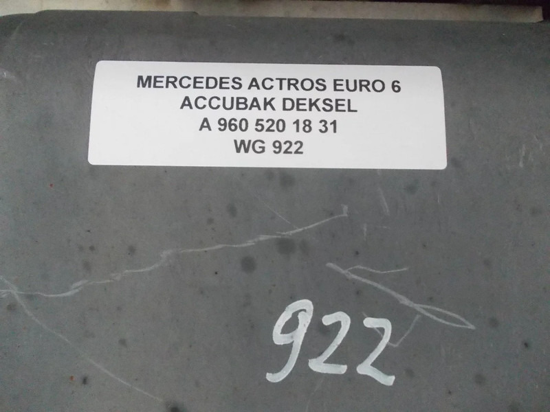 Mercedes-Benz ACTROS A 960 520 18 31 ACCUBAK DEKSEL EURO 6 - Akumuliatorius - Sunkvežimis: foto 3 Mercedes-Benz ACTROS A 960 520 18 31 ACCUBAK DEKSEL EURO 6 - Akumuliatorius - Sunkvežimis: foto 3