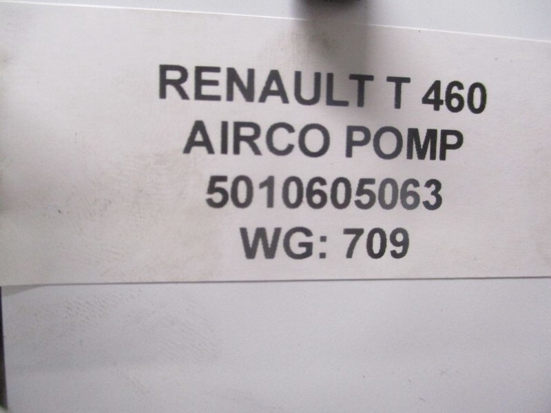 Renault T SERIE 5010605063 AIRCO POMP - Oro kondicionierius dalis - Sunkvežimis: foto 3 Renault T SERIE 5010605063 AIRCO POMP - Oro kondicionierius dalis - Sunkvežimis: foto 3