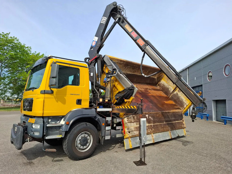 MAN TGM 18.250 / 4X4 / NL TRUCK / TUV:30-04-2026 / 118783 KM / HMF 1110 K2 / ROTATOR / GOOD TYRES / FULL-STEEL / DRUM BRAKES / MANUA - Savivartis sunkvežimis, Sunkvežimis su kranu: foto 2 MAN TGM 18.250 / 4X4 / NL TRUCK / TUV:30-04-2026 / 118783 KM / HMF 1110 K2 / ROTATOR / GOOD TYRES / FULL-STEEL / DRUM BRAKES / MANUA - Savivartis sunkvežimis, Sunkvežimis su kranu: foto 2