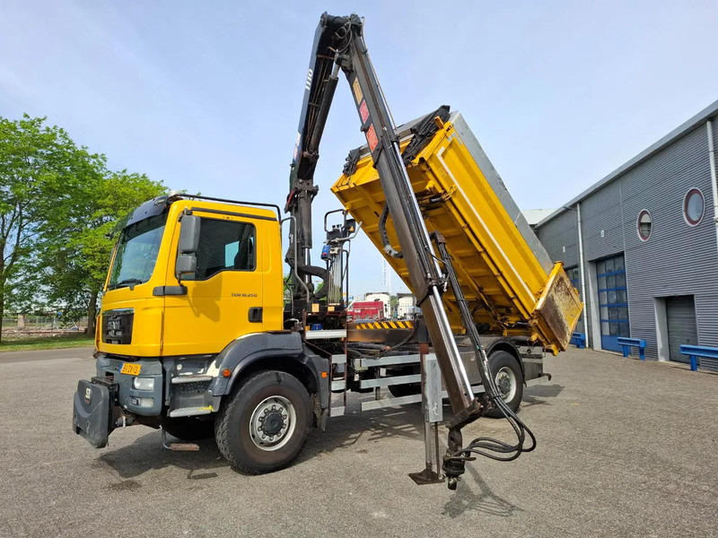 MAN TGM 18.250 / 4X4 / NL TRUCK / TUV:30-04-2026 / 118783 KM / HMF 1110 K2 / ROTATOR / GOOD TYRES / FULL-STEEL / DRUM BRAKES / MANUA - Savivartis sunkvežimis, Sunkvežimis su kranu: foto 1 MAN TGM 18.250 / 4X4 / NL TRUCK / TUV:30-04-2026 / 118783 KM / HMF 1110 K2 / ROTATOR / GOOD TYRES / FULL-STEEL / DRUM BRAKES / MANUA - Savivartis sunkvežimis, Sunkvežimis su kranu: foto 1