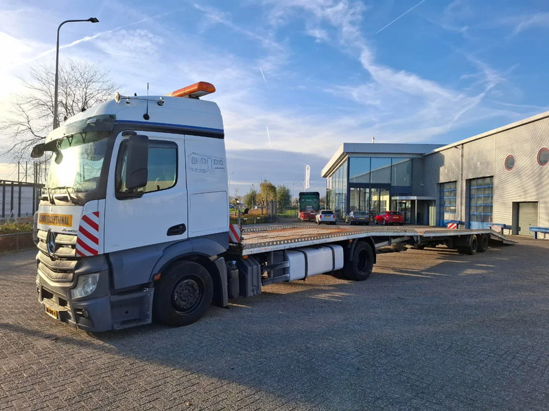 Mercedes-Benz Actros 1842 / NL TRUCK / CAR CARRIER COMBINATION / TUV: 11-12-2025 / 1XWINCH / FRANZ MERSCH / GALVANIZED / SMART TACHO / AUTOMAT - Autovežis sunkvežimis: foto 1 Mercedes-Benz Actros 1842 / NL TRUCK / CAR CARRIER COMBINATION / TUV: 11-12-2025 / 1XWINCH / FRANZ MERSCH / GALVANIZED / SMART TACHO / AUTOMAT - Autovežis sunkvežimis: foto 1