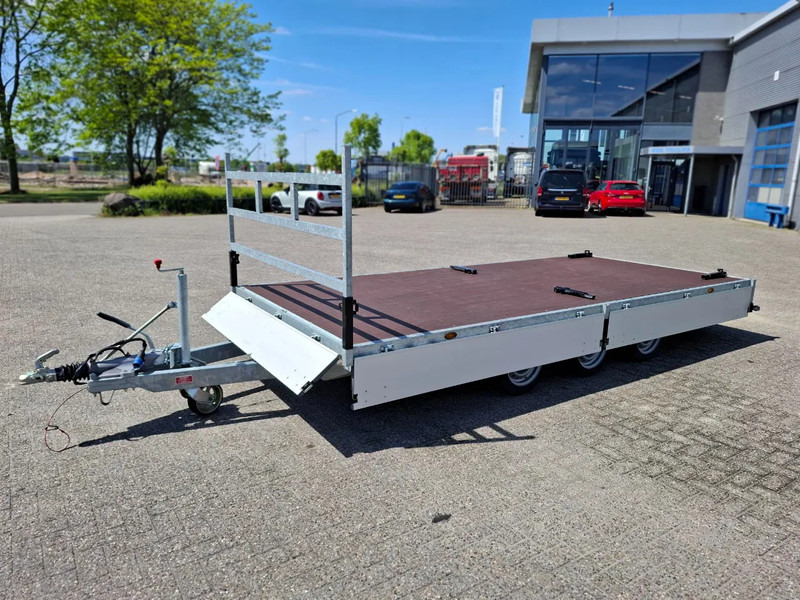 Proline P302 / PLATEAU AANHANGER / KNOTT AXLES / LOAD CAPACITY:3650KG / TOP CONDITION / 2023 - Priekaba: foto 2 Proline P302 / PLATEAU AANHANGER / KNOTT AXLES / LOAD CAPACITY:3650KG / TOP CONDITION / 2023 - Priekaba: foto 2