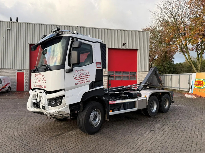 Renault C480 / ENGINE RUNNING / 6X4 / HIAB 21TON HOOKLIFT / ONLY:146334 KM / AUTOMATIC / EURO-6 / 2020 - Hook-lift sunkvežimis: foto 2 Renault C480 / ENGINE RUNNING / 6X4 / HIAB 21TON HOOKLIFT / ONLY:146334 KM / AUTOMATIC / EURO-6 / 2020 - Hook-lift sunkvežimis: foto 2
