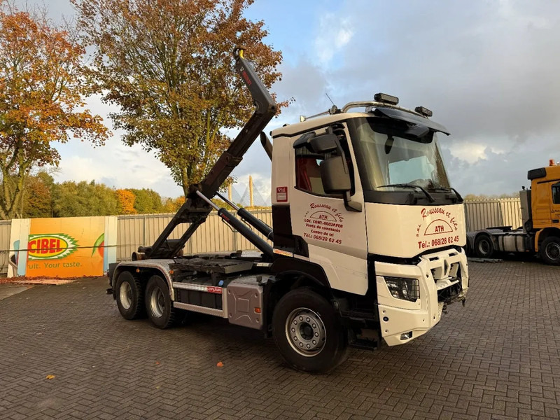 Renault C480 / ENGINE RUNNING / 6X4 / HIAB 21TON HOOKLIFT / ONLY:146334 KM / AUTOMATIC / EURO-6 / 2020 - Hook-lift sunkvežimis: foto 3 Renault C480 / ENGINE RUNNING / 6X4 / HIAB 21TON HOOKLIFT / ONLY:146334 KM / AUTOMATIC / EURO-6 / 2020 - Hook-lift sunkvežimis: foto 3