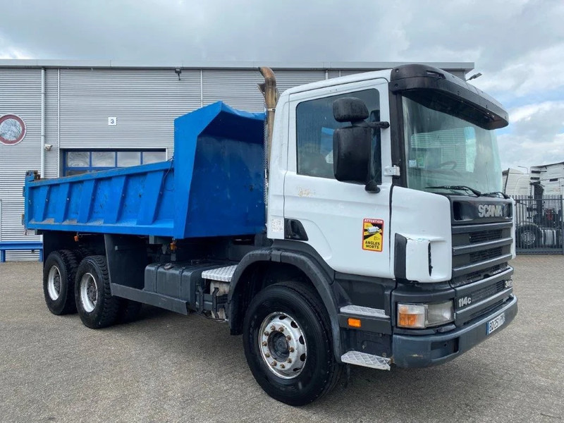 Scania 114-340 / 6X4 / 2 SIDE TIPPER / BIG AXLE / FULL-STEEL / DRUM BRAKES / MANUAL / 1999 - Savivartis sunkvežimis: foto 4 Scania 114-340 / 6X4 / 2 SIDE TIPPER / BIG AXLE / FULL-STEEL / DRUM BRAKES / MANUAL / 1999 - Savivartis sunkvežimis: foto 4