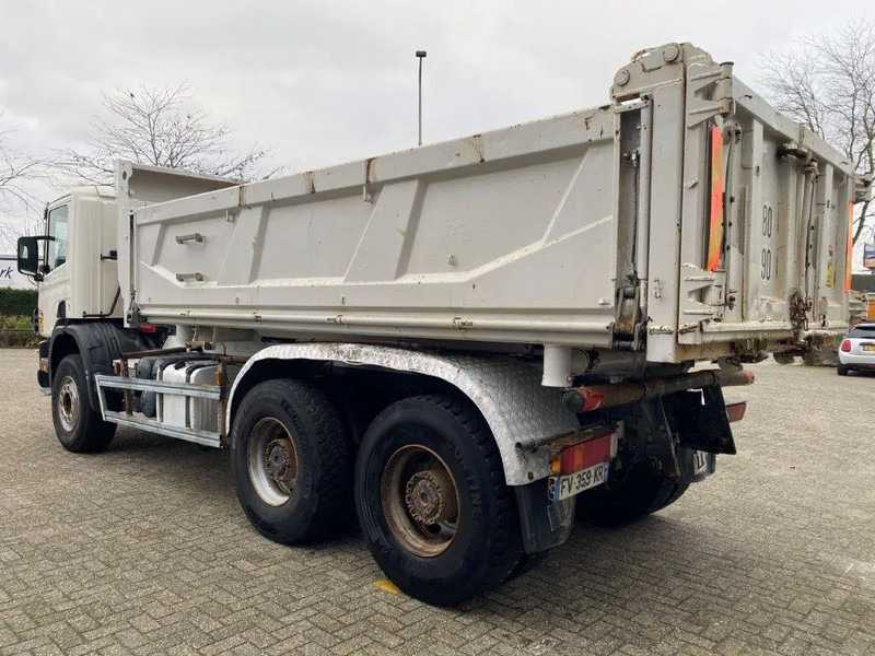 Savivartis sunkvežimis Scania 124-400 / 6X4 / RETARDER / BIG AXLE / FULL STEEL / 2SIDE TIPPER / OLD TACHO / AIRCO / MANUAL / EURO-2 / 2000: foto 8