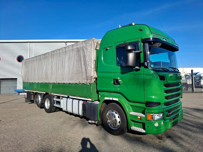 Scania R410 / GERMAN TRUCK / RETARDER / LIFT+LENKACHSE / SLIDING ROOF / SMART TACHO / PARK AIRCO / NAVI / LWDS / AUTOMATIC / EURO-6 / 2 - Tentinis sunkvežimis: foto 2 Scania R410 / GERMAN TRUCK / RETARDER / LIFT+LENKACHSE / SLIDING ROOF / SMART TACHO / PARK AIRCO / NAVI / LWDS / AUTOMATIC / EURO-6 / 2 - Tentinis sunkvežimis: foto 2
