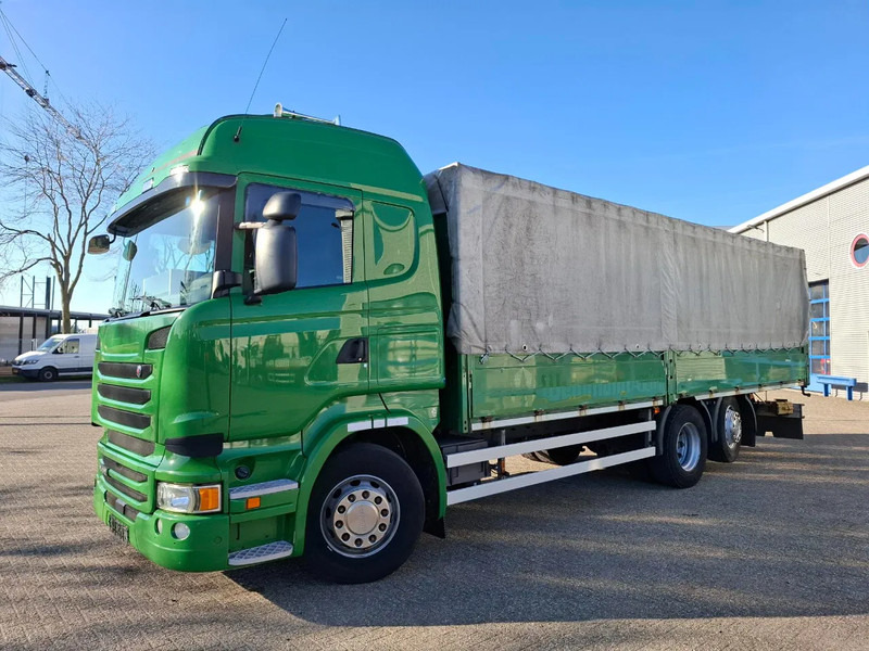 Scania R410 / GERMAN TRUCK / RETARDER / LIFT+LENKACHSE / SLIDING ROOF / SMART TACHO / PARK AIRCO / NAVI / LWDS / AUTOMATIC / EURO-6 / 2 - Tentinis sunkvežimis: foto 1 Scania R410 / GERMAN TRUCK / RETARDER / LIFT+LENKACHSE / SLIDING ROOF / SMART TACHO / PARK AIRCO / NAVI / LWDS / AUTOMATIC / EURO-6 / 2 - Tentinis sunkvežimis: foto 1