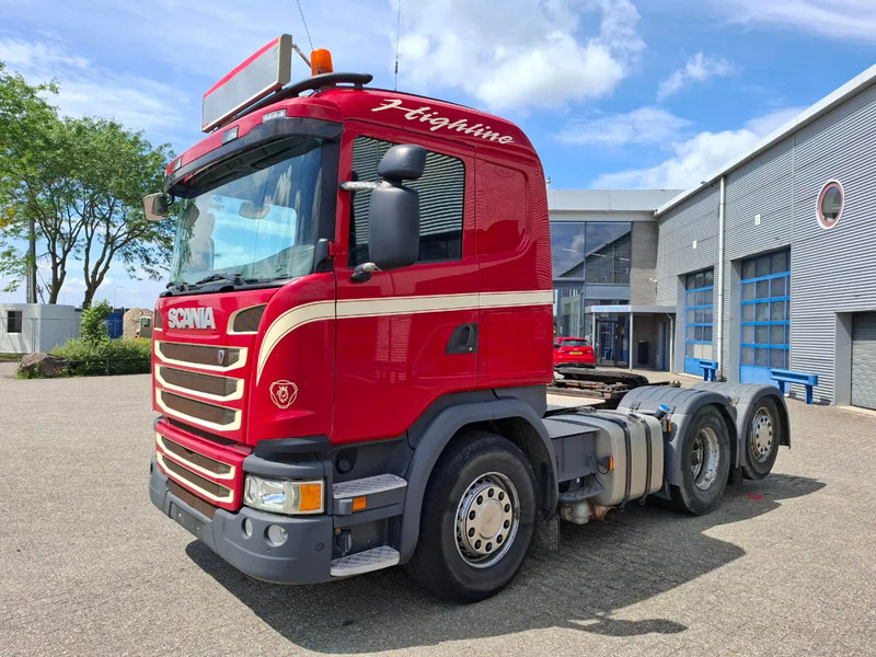 Scania G410 / 6X2 / HYDRAULICS / ONLY:398177 KM / FRIDGE / AUTOMATIC / EURO-6 / 2015 - Vilkikas: foto 1 Scania G410 / 6X2 / HYDRAULICS / ONLY:398177 KM / FRIDGE / AUTOMATIC / EURO-6 / 2015 - Vilkikas: foto 1
