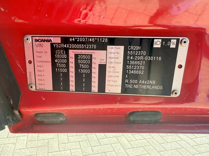 Scania NGS R500 / ENGINE RUNNING / RETARDER / HYDRAULICS / GERMAN TRUCK / ALCOA / FULL-AIR / AUTOMATIC / EURO-6 / 2018 lizingą Scania NGS R500 / ENGINE RUNNING / RETARDER / HYDRAULICS / GERMAN TRUCK / ALCOA / FULL-AIR / AUTOMATIC / EURO-6 / 2018: foto 20