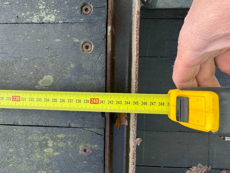 Puspriekabė VELDHUIZEN P 27-3, BE Oplegger Semi , 6,5 Ton: foto 14