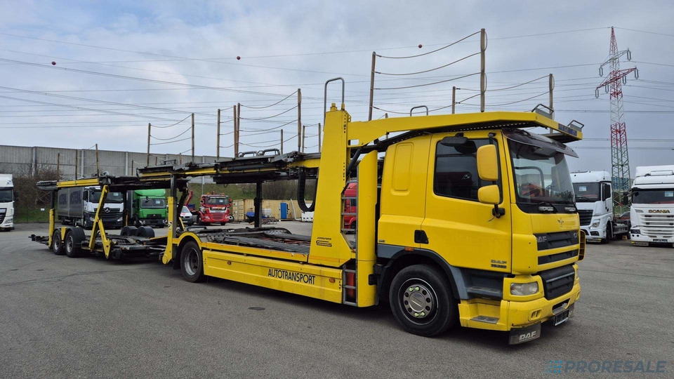 DAF FA CF 75.360 EURO 5 přepravník aut - prodejné jen s přívěsem GROENEWOLD P0461K - cena je za celou soupravu - Autovežis sunkvežimis: foto 1 DAF FA CF 75.360 EURO 5 přepravník aut - prodejné jen s přívěsem GROENEWOLD P0461K - cena je za celou soupravu - Autovežis sunkvežimis: foto 1