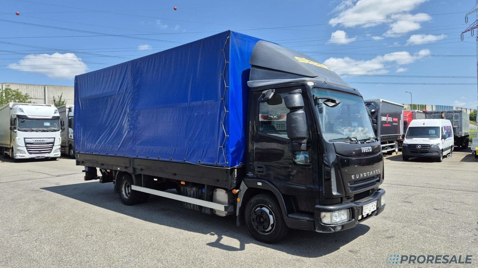 IVECO EUROCARGO ML 75E18 - valník s plachtou + zvedací čelo 1 t - Tentinis sunkvežimis: foto 1 IVECO EUROCARGO ML 75E18 - valník s plachtou + zvedací čelo 1 t - Tentinis sunkvežimis: foto 1