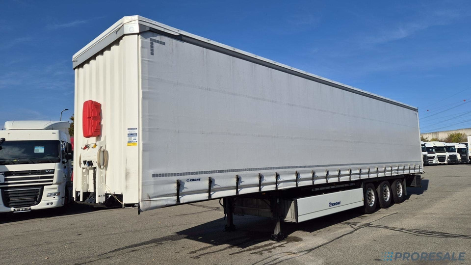 KRONE SD PROFI LINER + paletový koš 32 palet + 2 x zvedací náprava - Tentinė puspriekabė: foto 2 KRONE SD PROFI LINER + paletový koš 32 palet + 2 x zvedací náprava - Tentinė puspriekabė: foto 2