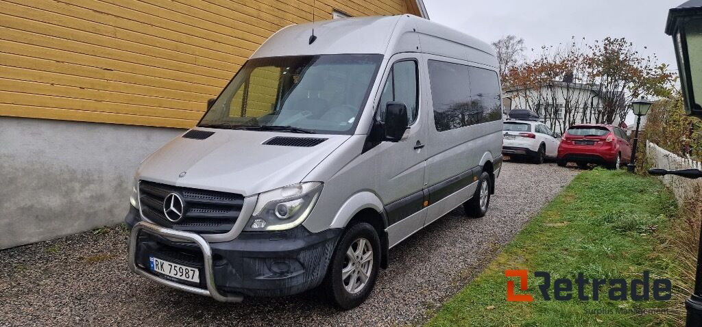 2014 Buss 10 seter MERCEDES-BENZ SPRINTER 316 EU-Godkjent - Mikroautobusas, Keleivinis furgonas: foto 1 2014 Buss 10 seter MERCEDES-BENZ SPRINTER 316 EU-Godkjent - Mikroautobusas, Keleivinis furgonas: foto 1